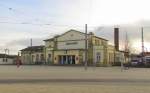 Der Bahnhofsvorplatz in Gotha; 28.12.2011