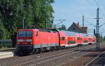 143 591 erreicht mit einer RB von Wittenberg nach Halle(S) am 01.09.12 Grfenhainichen.