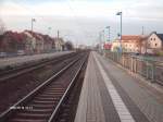 Der Bahnhof Greppin, der zwischen Bitterfeld und Wolfen(b.