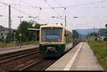 Überraschung: Nachschuss auf 650 032-4 (Stadler Regio-Shuttle RS1) der Eisenbahn-Bau- und Betriebsgesellschaft Pressnitztalbahn mbH (PRESS) als Tfzf, wahrscheinlich nach Bergen auf Rügen,