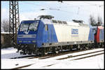 RAG 145CL206 wartet im Bahnhof Großkorbetha am 27.2.2005 auf ihren nächsten Einsatz.