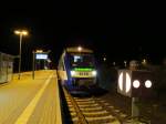 Am spten Abend im Bahnhof von Halberstadt am 01.11.2013