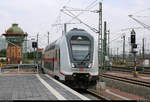 DBpbzfa 668.2 mit Schublok 146 576-4 DB als IC 2033 (Linie 56) von Bremen Hbf nach Leipzig Hbf erreicht Halle(Saale)Hbf auf Gleis 9.