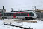 9442 812 (Bombardier Talent 2) von Abellio Rail Mitteldeutschland als RB 74623 (RB20) von Eisenach erreicht ihren Endbahnhof Halle(Saale)Hbf Gl.