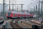 DABpbzfa  Jenny Marx geb. von Westphalen  mit Schublok 112 157 der Elbe-Saale-Bahn (DB Regio Südost) als RE 16331 (RE30) von Magdeburg Hbf erreicht seinen Endbahnhof Halle(Saale)Hbf auf Gleis 10 E-G. [25.3.2018 | 18:48 Uhr]