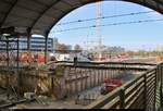 Anlässlich des Baustellenfests in Halle(Saale)Hbf konnten interessierte Besucher einen Blick hinter die Kulissen werfen.