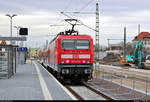 143 137-8 der S-Bahn Mitteldeutschland (DB Regio Südost) als S 37716 (S7) nach Halle-Nietleben steht im Startbahnhof Halle(Saale)Hbf auf Gleis 4 A-C.