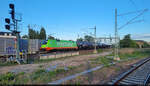 Die Sonne ist zwar weg, die Freude aber ungetr�bt.
182 503-3 (242.503  Balboa  | Siemens ES64U2) kesselt im Flixtrain-Gewand zur Zugbildungsanlage (ZBA) Halle (Saale) in n�rdlicher Richtung und wurde von Bahnsteig 12/13 in Halle(Saale)Hbf fotografiert.

🧰 Hector Rail GmbH (Hector Rail AB)
🕓 23.7.2025 | 20:08 Uhr