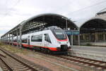 Abellio 6442 413 als RB 74671 aus Saalfeld (S), am 19.09.2026 in Halle (S) Hbf.