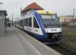 Hier ein HEX nach Halle(Saale) Hbf., dieser Zug stand am 8.4.2010 in Halle(Saale) Hbf.