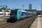Nachdem 245 201 mit ihrem RE6 aus Westerland(Sylt) kommend ihr Ziel Hamburg-Altona erreicht hatte zog sie ihre Garnitur am 23.06.26 ins Vorfeld zur Abstellung.