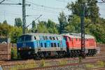 SEL 218 002-4 & SEL 234 242-6 in Hamburg Harburg, August 2025.