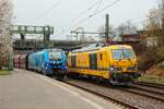 VPS 159 265-8 & DB 249 051 Bahnbau Gruppe in Hamburg Harburg, April 2026.