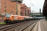 BBL 2019 309-4 Euro9000 mit GATX-Kesselzug in Hamburg Harburg, April 2026.