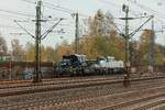 Vossloh 1120 001-5 Modula & 1020 002-4 D-VL Modula in Hamburg Harburg, April 2026.