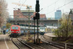 193 310 Railpool mit GoVolta & metronom in Hamburg Harburg, April 2026.

