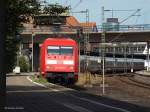 101 038-8 stand mit einen IC am 28.08.13 im bhf harburg