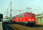 140 348 mit Lokzug nach Maschen am 03.04.1999 in Hamburg-Harburg