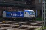 LZ ist die Boxxpress 193 822-8 durch HH-Harburg in Richtung Hafen unterwegs.