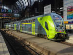 Twindexx 445 032 mit RE7 nach Kiel und Flensburg in Hamburg Hbf, 6.3.18.