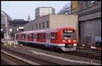 Hamburg HBF am 8.11.1998: 474995 als S 1 nach Poppenbüttel