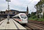 411 010/411 510 (Tz 1110  Naumburg (Saale) ) als ICE 1600 (Linie 28) von München Hbf nach Hamburg-Altona verlässt Hamburg Hbf auf Gleis 8.