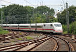 401 059-1 (Tz 159  Bad Oldesloe ) als verspäteter ICE 801 (Linie 18) von Kiel Hbf nach München Hbf erreicht Hamburg Hbf auf Gleis 5.
Aufgenommen von Bahnsteig 7/8.
[5.8.2019 | 15:43 Uhr]