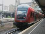 Hier ein RE von Rostock Hbf. nach Hamburg Hbf., dieser Zug stand am 16.8.2009 in Hamburg Hbf.