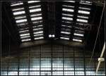Kaum wiederzuerkennen: die Halle des Hamburger Hauptbahnhofes, diesmal nicht von ihrer populren Seite, sondern ber der Wandelhalle im Norden. 9.7.2013