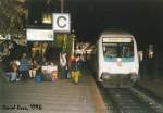 RE 3336 mit Lok 111 131-9 von Hamburg nach Bremen am 20.06.1998 am Hamburger Hauptbahnhof
