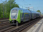 BR 445 015 mit RE 70 nach Kiel Hbf durchfährt Hamburg-Eidelstedt, 03.05.2018.