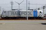 Am 07.09.2022 stand die von Railpool für METRANS fahrende 187 306-6 in der Abstellanlage von Railpool in HH-Waltershof.