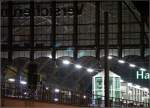 Ein Sommerabend am Hamburger Bahnhof  Dammtor : Blick in die Halle aus sdstlicher Richtung.