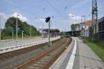 Bahnhof Hameln, am 12.07.2011, (Gleis der Eurobahn).