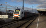 RRX abellio 462 011 steht in Hamm-Hbf(Westfalen.
Aufgenommen vom Bahnsteig 11 in Hamm-Hbf(Westfalen). 
Am Kalten Nachmittag vom 6.1.2020.