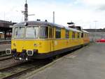 DB Netz Gleissmesszug 726 002-9 am 18.08.17 in Hanau Hbf von einen Bahnsteig aus gemacht.