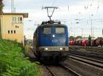 EGP (Eisenbahngesellschaft Potsdam) 151 039-5 am 06.09.17 in Hanau Hbf vom einen Gehweg aus fotografiert