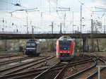 VIAS/Odenwaldbahn Bombardier Itino VT102 + VTxxx erreichen am 14.04.16 in Hanau Hbf