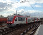VIAS/Odenwaldbahn Bombardier Itino VT102 + VTxxx am 14.04.16 in Hanau Hbf 