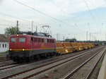 EBM Cargo 140 070-4 mit Weichentransportwagen am 21.07.16 in Hanau Hbf 