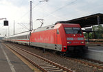 DB Fernverkehr 101 031-3 mit IC am 01.09.16 in Hanau Hbf 