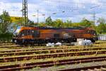 HSL Stadler Euro 9000 2019 314-4 am 29.08.26 in Hanau Hbf vom Bahnsteig aus fotografiert