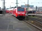 146 103 verlsst mit einem RE nach Braunschweig den Hauptbahnhof von Hannover.