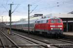 218 831 zog am 8.1.11. den IC1938 von Hannover nach Bremen.