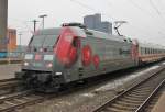 Am 15.Februar 2013 war 101 110 mit ihrem IC auf dem Weg Richtung Oldenburg.
Hier bei der Abfahrt in Hannover Hbf.