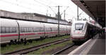 Gras w�chst zwischen den Gleisen - 

ICE T und ICE 4 im Hauptbahnhof  Hannover.

05.05.2026 (M)