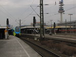 Ein Teil der Bahnsteig 10, 11 und 12, am 19.02.2016 in Hannover Hbf.