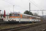RSE MAN Schienenbus Osningbahn in Hattingen an der Ruhr, Dezember 2016.