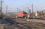 DB 152 096-4 am 05.02.2025 beim pausieren in Heilbronn Hbf.