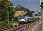 187 308-2 Railpool und 110 428-0 TRI in Hochstadt/ Marktzeuln am 01.09.2017.